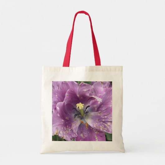 Bloemen  tote bag (Achterkant)