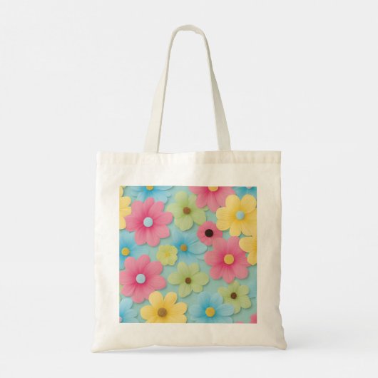 Bloemen Tote Bag (Achterkant)