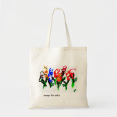 bloemen tote bag (Voorkant)