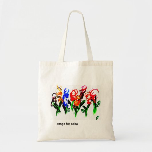 bloemen tote bag (Voorkant)