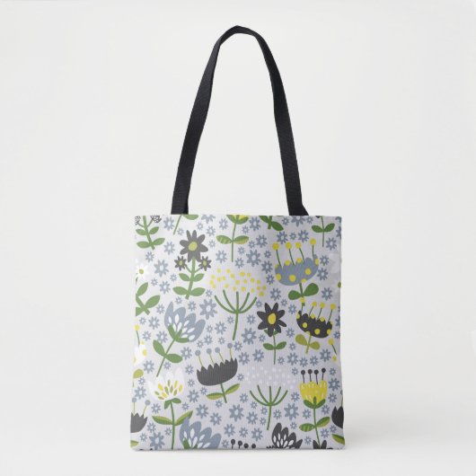 bloemen tote bag (Voorkant)