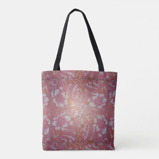  bloemen tote bag (Achterkant)