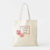 Bloemen Tote Bag (Achterkant)