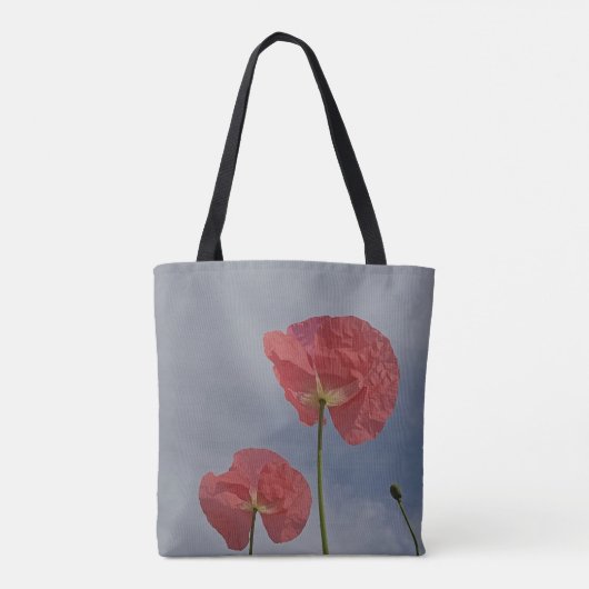 Bloemen Tote Bag (Achterkant)