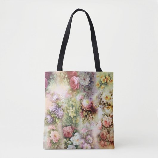  bloemen tote bag (Voorkant)