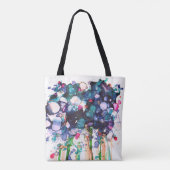 Bloemen Tote Bag (Achterkant)