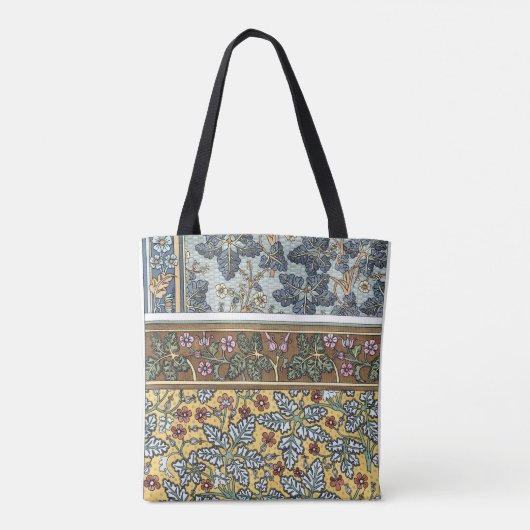 bloemen tote bag (Achterkant)