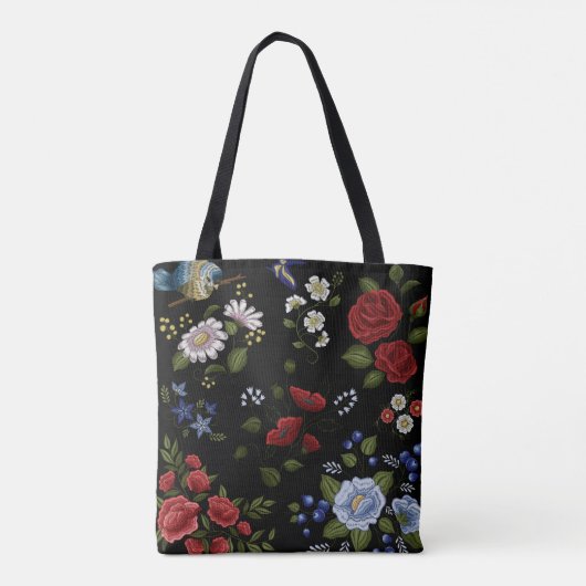 Bloemen Tote Bag (Achterkant)