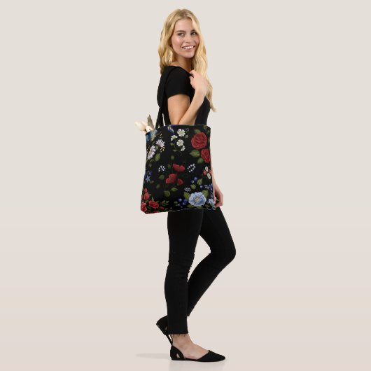 Bloemen Tote Bag (Op model)