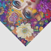 Bloemen Trendy Decoupage Tissue Paper Tissuepapier (Detail)