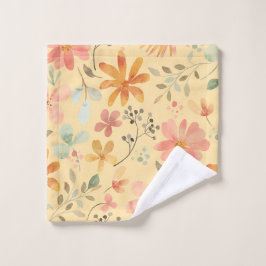 Bloemen Trendy Gedrukt Wasdoek Washandje