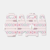 Bloemen Tribal Teepee Wild Een 1e Verjaardag Bedankdoosjes (Uitgevouwen)