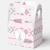 Bloemen Tribal Teepee Wild Een 1e Verjaardag Bedankdoosjes (Geopend)