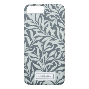 Bloemen tropische patroon tinten van blauw ontwerp iPhone 8/7 plus hoesje