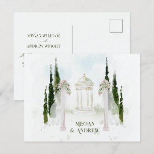 Bloemen Trouwboog Briefkaart