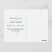 Bloemen Trouwboog Briefkaart (Achterkant)