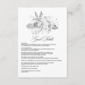  Bloemen Trouwen Gastgegevens Informatiekaartje (Voorkant)