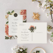 Bloemen Trouwen Save the Date Briefkaart