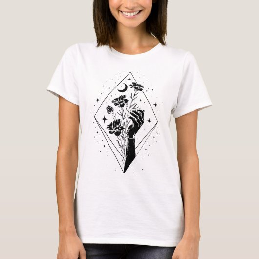 Bloemen tshirt ontwerp (Voorkant)