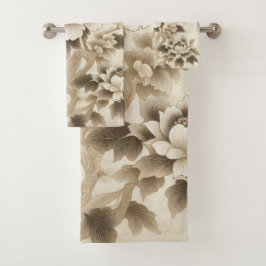 Bloemen Tuin 10 Badhanddoeken Bad Handdoek