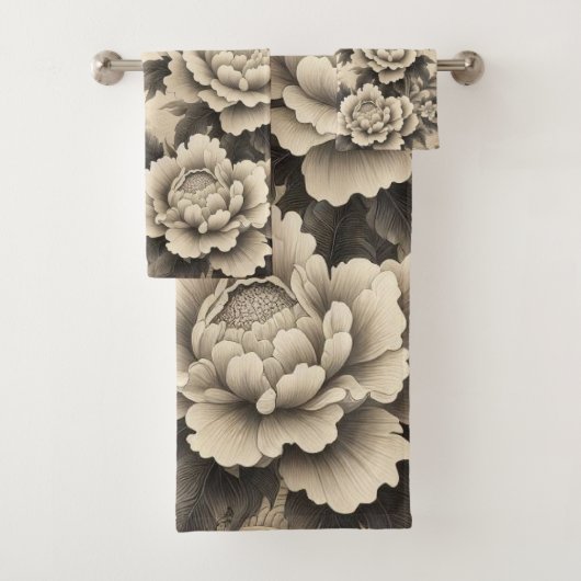 Bloemen Tuin 11 Badhanddoeken Bad Handdoek (Insitu)