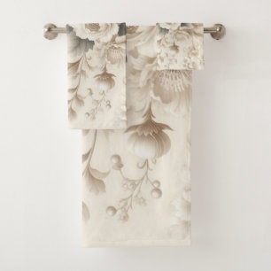 Bloemen Tuin 22 Badhanddoeken Bad Handdoek