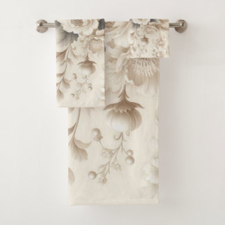 Bloemen Tuin 22 Badhanddoeken Bad Handdoek