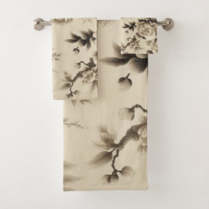 Bloemen Tuin 29 Badhanddoeken Bad Handdoek