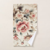 Bloemen Tuin 4 Badhanddoeken Bad Handdoek (Handdoek)