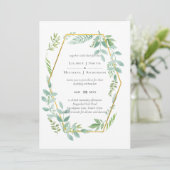 Bloemen Tuin Bladeren Groene Huwelijksdecoratie (Staand voorkant)