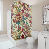 Bloemen tuin decoratieve eye-catching douchegordijn (In situ)