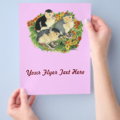 Bloemen Tuin Eendjes Flyer (Hand)