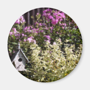 Bloemen Tuin Pastel Schilderij Magneet