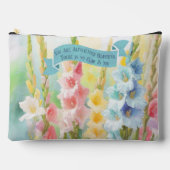 Bloemen Tuin Schilderen, Bijbel Quote, Reizen Etui (Voorkant)