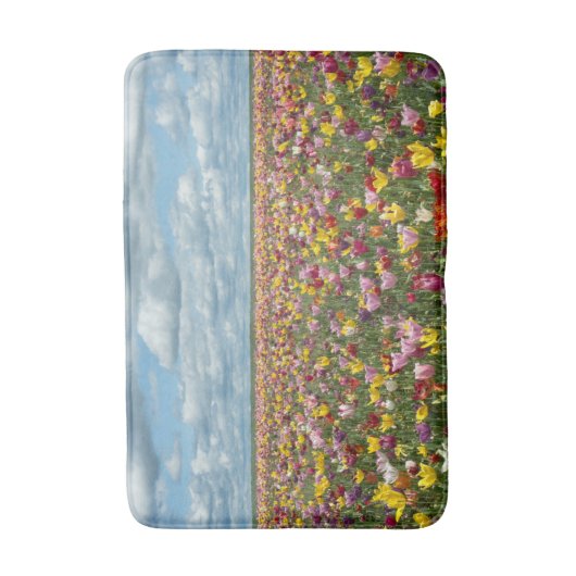Bloemen | Tulpen Willamette Valley Oregon Badmat (Voorkant Verticaal)