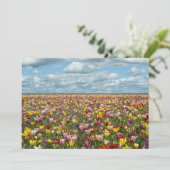 Bloemen | Tulpen Willamette Valley Oregon Bedankkaart (Staand voorkant)