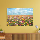 Bloemen | Tulpen Willamette Valley Oregon Canvas Afdruk (Insitu (Woonkamer))