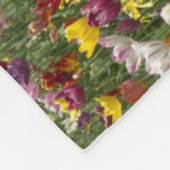 Bloemen | Tulpen Willamette Valley Oregon Fleece Deken (Hoek)