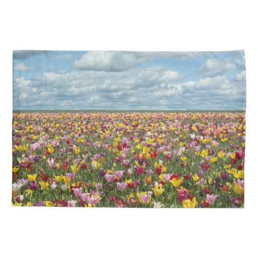 Bloemen | Tulpen Willamette Valley Oregon Kussensloop (Achterkant)