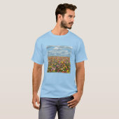 Bloemen | Tulpen Willamette Valley Oregon T-shirt (Voorkant volledig)