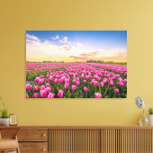 Bloemen | Tulpen Zuid-Holland, Nederland Canvas Afdruk (Insitu (Woonkamer))