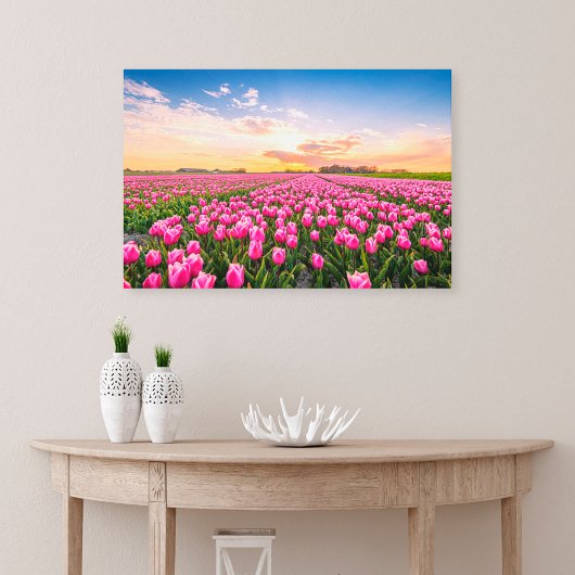 Bloemen | Tulpen Zuid-Holland, Nederland Canvas Afdruk