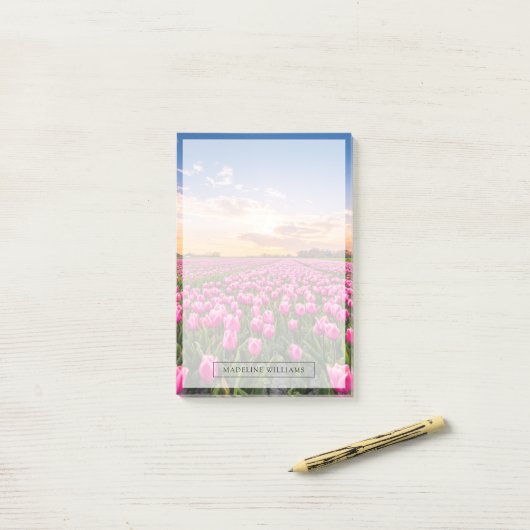 Bloemen | Tulpen Zuid-Holland, Nederland Post-it® Notes (Op bureau)
