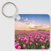 Bloemen | Tulpen Zuid-Holland, Nederland Sleutelhanger (Voorkant)