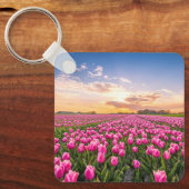 Bloemen | Tulpen Zuid-Holland, Nederland Sleutelhanger (Voorkant)