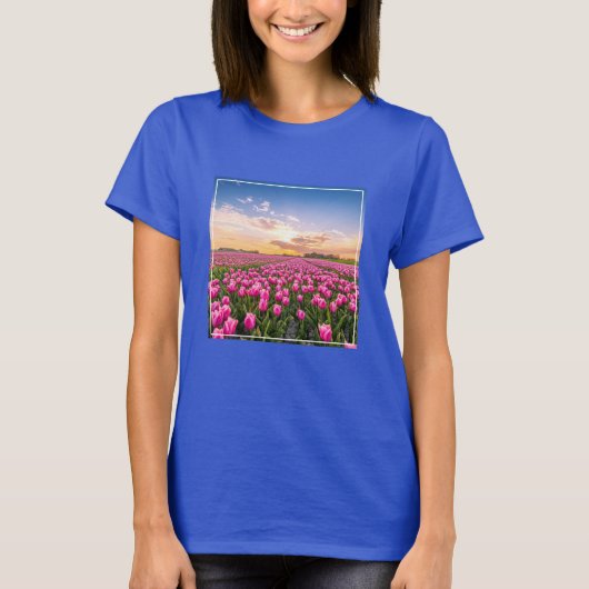 Bloemen | Tulpen Zuid-Holland, Nederland T-shirt (Voorkant)
