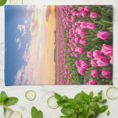 Bloemen | Tulpen Zuid-Holland, Nederland Theedoek (Gevouwen)