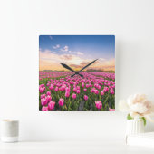 Bloemen | Tulpen Zuid-Holland, Nederland Vierkante Klok (Huis)