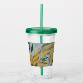 Bloemen Tumbler Acryl Drinkbeker