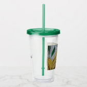 Bloemen Tumbler Acryl Drinkbeker (Rechts)
